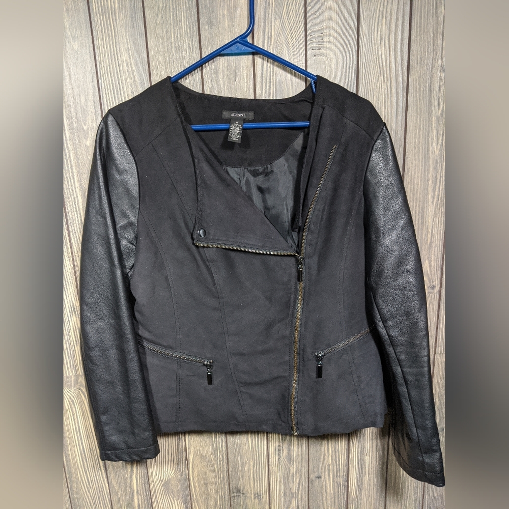 Alfani Suede Leather Jacket